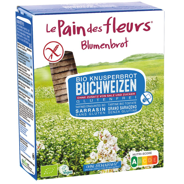 Pieczywo Chrupkie Gryczane Proteinowe Bezglutenowe BIO 150 g - Le Pain