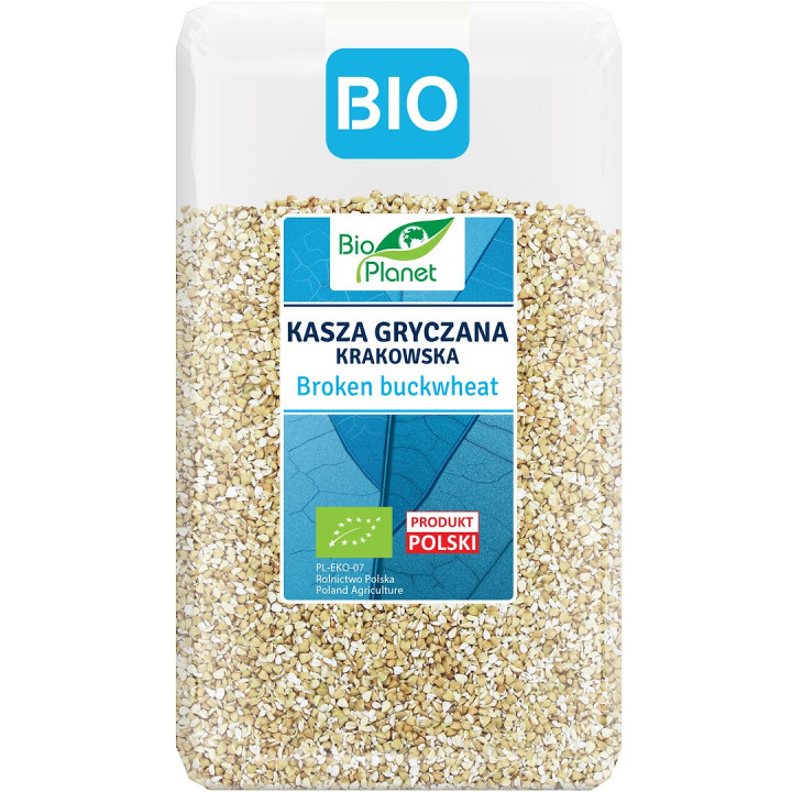 Kasza Gryczana Krakowska Niepalona BIO 1 kg - Bio Planet - Ekochatka