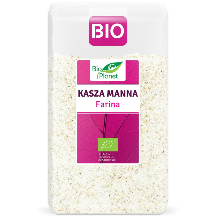 Kasza Manna BIO 1 kg - Bio Planet - Ekochatka