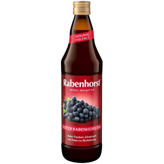 Sok z Czerwonych Winogron NFC z Zelazem 750 ml - Rabenhorst - Ekochatk