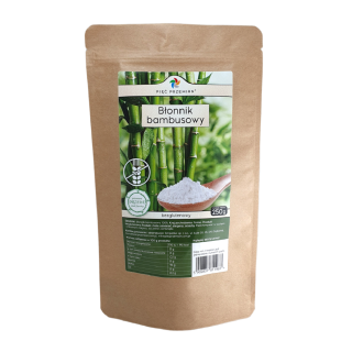 Błonnik Bambusowy Bezglutenowy 250 g - Pięć Przemian - Ekochatka