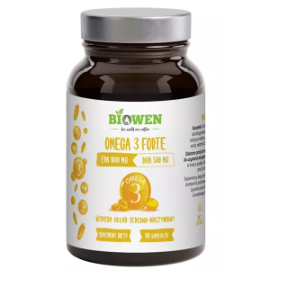 Omega-3 Forte Bezglutenowe 90 Kapsułek - Biowen - Ekochatka