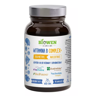 Witamina B Complex+ Bezglutenowa 90 Kapsułek - Biowen - Ekochatka
