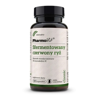 Sfermentowany Czerwony Ryż Ekstrakt Bezglutenowy 120 Kapsułek - Pharmo