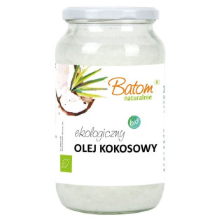 Olej Kokosowy Rafinowany Bezzapachowy BIO 1 l - Batom - Ekochatka