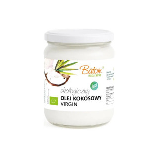 Olej Kokosowy Virgin Tłoczony na Zimno BIO 500 ml - Batom - Ekochatka