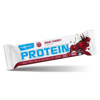 Baton Proteinowy Wiśniowy w Polewie Kakaowej Bezglutenowy 50 g - Maxsp