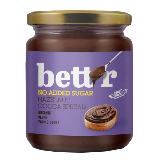 Krem Orzechowo-Kakaowy BIO 250 g - Bett'r - Ekochatka