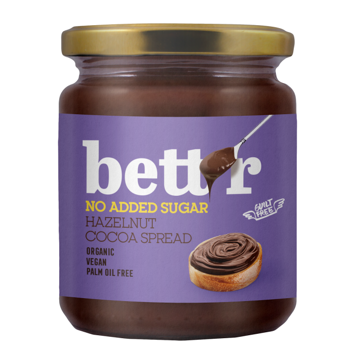 Krem Orzechowo-Kakaowy BIO 250 g - Bett'r - Ekochatka