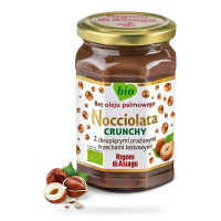 Krem Crunchy z Orzechów Laskowych i Kakao Nocciolata Bezglutenowy BIO 250 g - Rigoni Di Asiago