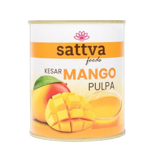 Pulpa Mango Kesar 850 g - Sattva - Ekochatka