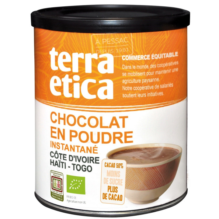Czekolada do Picia 50% Kakao Fair Trade BIO 425 g - Terra Etica - Ekoc