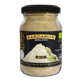 Kardamon Mielony Bezglutenowy BIO 60 g - Pięć Przemian - Ekochatka