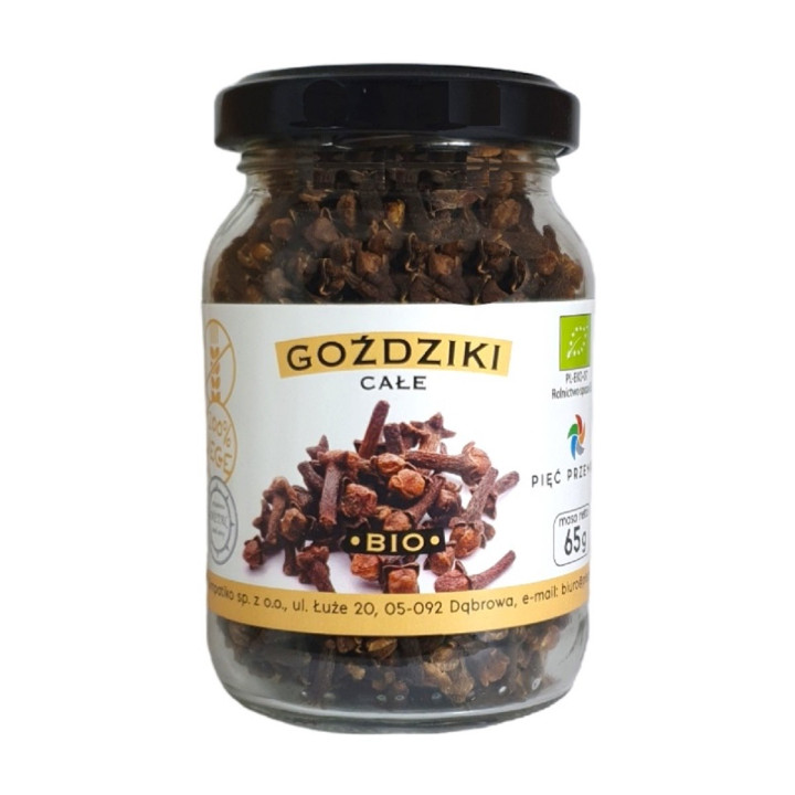 Goździki Całe Bezglutenowe BIO 65 g - Pięć Przemian - Ekochatka