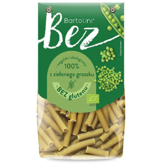 Makaron z Groszku Zielonego Proteinowy Rurki Bezglutenowy BIO 250 g - 