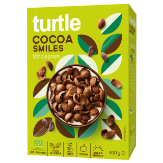 Muszelki Kakaowe Pelnoziarniste BIO 300 g - Turtle - Ekochatka