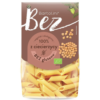 Makaron Proteinowy z Ciecierzycy Penne Bezglutenowy BIO 250 g - Bartol