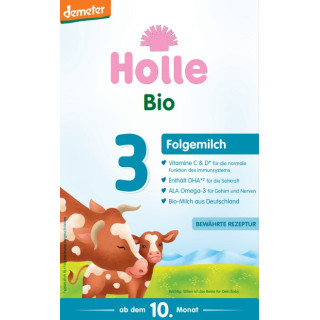 Mleko Następne 3 Krowie Demeter Dla Niemowląt BIO 600 g - Holle - Ekoc