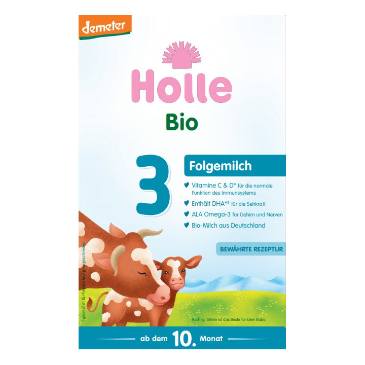 Mleko Następne 3 Krowie Demeter Dla Niemowląt BIO 600 g - Holle - Ekoc