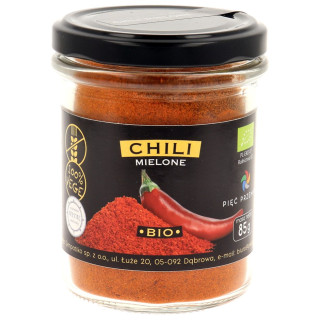 Chili Mielone Bezglutenowe BIO 85 g - Pięć Przemian - Ekochatka