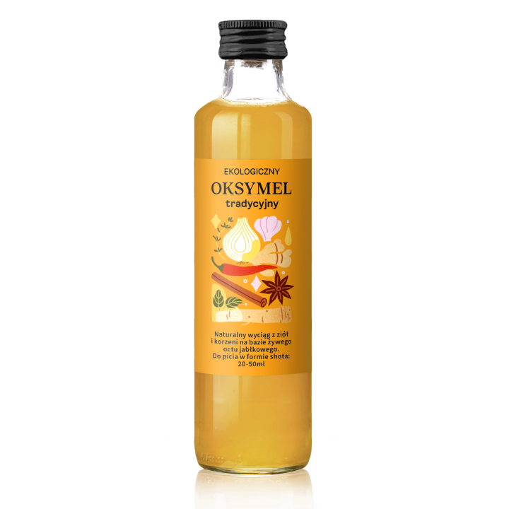 Oksymel Tradycyjny BIO 250 ml - Delikatna - Ekochatka