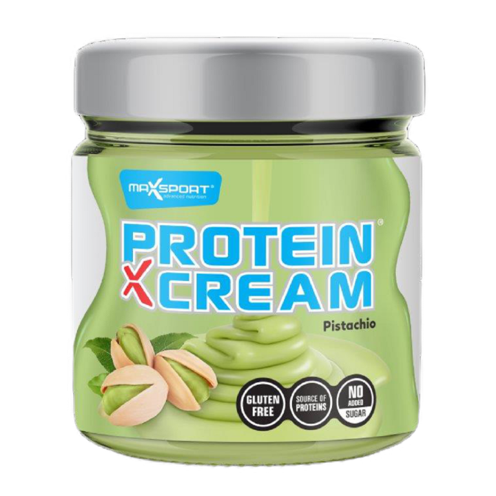 Krem Proteinowy Pistacjowy bez Dodatku Cukru Bezglutenowy 200 g - Maxs