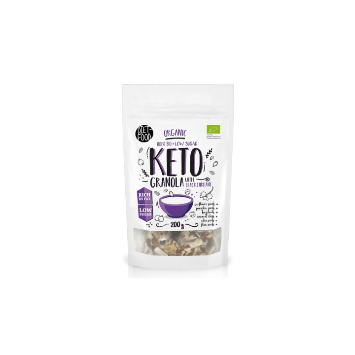 Granola z Czarną Porzeczką BIO 200 g - Diet-Food - Ekochatka