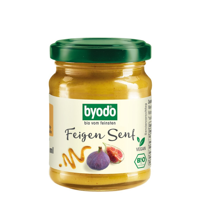 Musztarda Figowa Bezglutenowa BIO 125 ml - Byodo - Ekochatka