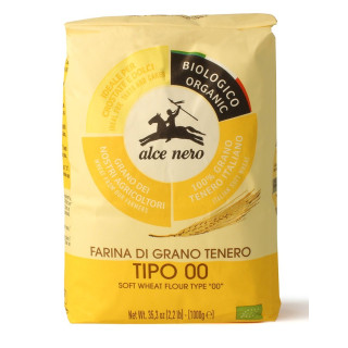 Mąka Pszenna Typ 00 BIO 1 kg - Alce Nero - Ekochatka