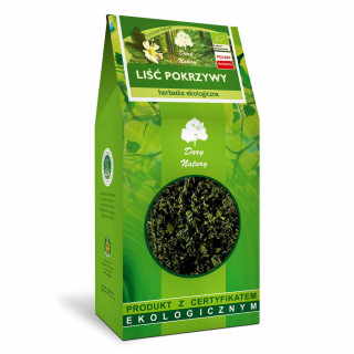 Herbatka Liść Pokrzywy BIO 80 g - Dary Natury - Ekochatka