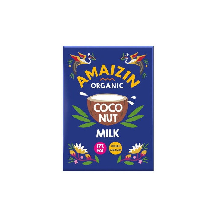 Mleko Kokosowe bez Gumy Guar 17% Tłuszczu BIO 500 ml - Amaizin - Ekoch