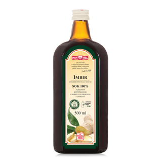 Sok z Imbiru i Cytryny NFC 500 ml - Polska Roza - Ekochatka