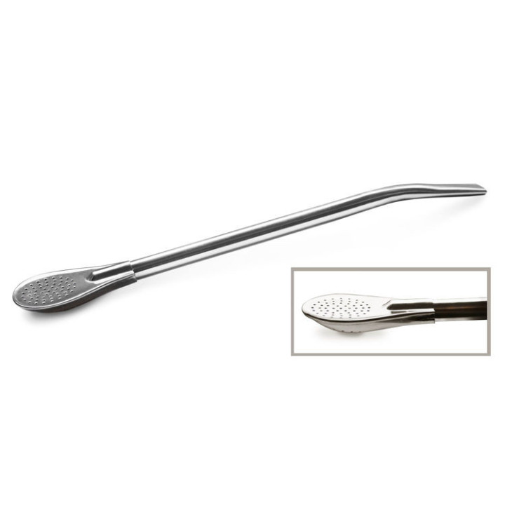 Bombilla ze Stali Nierdzewnej Łyżeczkowa Liza 19 Cm | YERBA MATE GREEN - Ekochatka