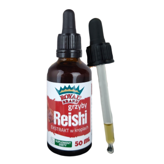 Grzyby Reishi Ekstrakt w Kroplach 50 ml - Royal Brand - Ekochatka