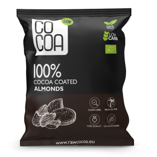 Migdały w Kakao bez Cukru BIO 70 g - Cocoa - Ekochatka