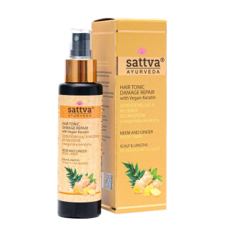 Wcierka do Skóry Głowy Odbudowująca Neem i Imbir 100 ml - Sattva - Eko