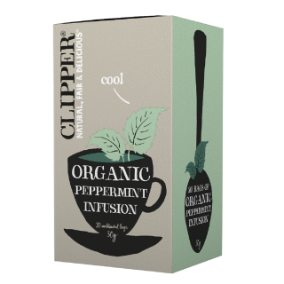 Herbatka z Mięty Pieprzowej BIO 20 Torebek 30 g - Clipper - Ekochatka