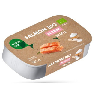 Łosoś Atlantycki w Sosie Własnym BIO 125 g - Better Fish - Ekochatka