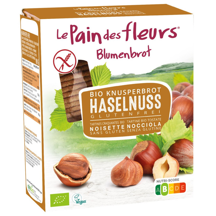 Pieczywo Chrupkie Orzechowe Bezglutenowe BIO 150 g - Le Pain Des Fleur