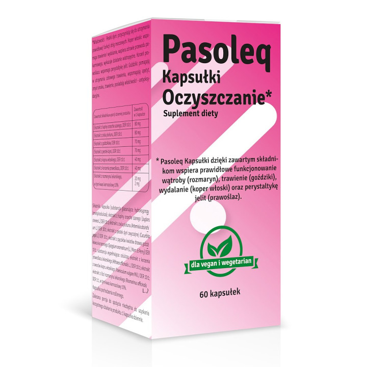 Suplement Diety Ziołowy Pasoleq 60 Kapsułek - Pasoleq - Ekochatka