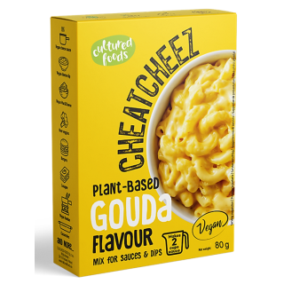 Wegański Sos Serowy o Smaku Gouda Bezglutenowy 80 g - Cultured Foods -