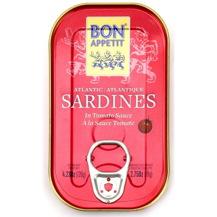 Sardynki Portugalskie w Sosie Pomidorowym 120 g - Bon Appetit - Ekocha