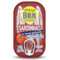 Sardynki Portugalskie w Pikantnym Sosie Pomidorowym 120 g - Bon Appetit