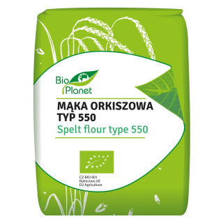 Mąka Orkiszowa Jasna Typ 550 BIO 1 kg - Bio Planet - Ekochatka