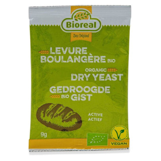 Drożdże Aktywne Suszone BIO 9 g - Bioreal - Ekochatka