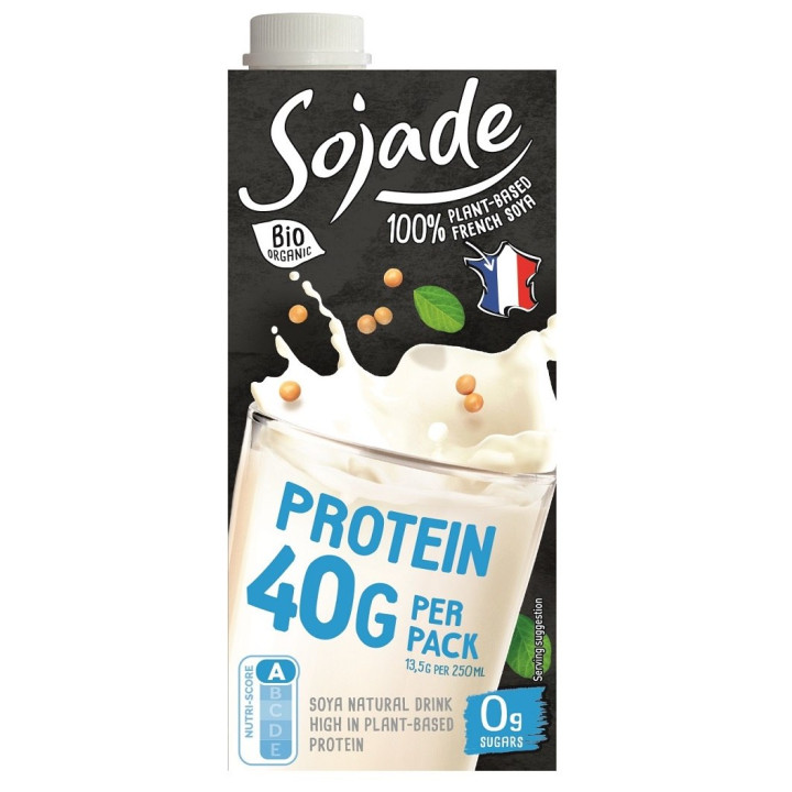 Napój Sojowy Proteinowy Naturalny bez Cukru BIO Bezglutenowy 750 ml - 