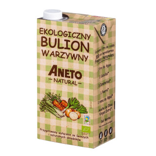 Bulion Warzywny Bezglutenowy BIO 1 l - Aneto - Ekochatka