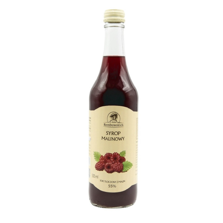 Syrop Malinowy 500 ml - Rembowscy - Ekochatka