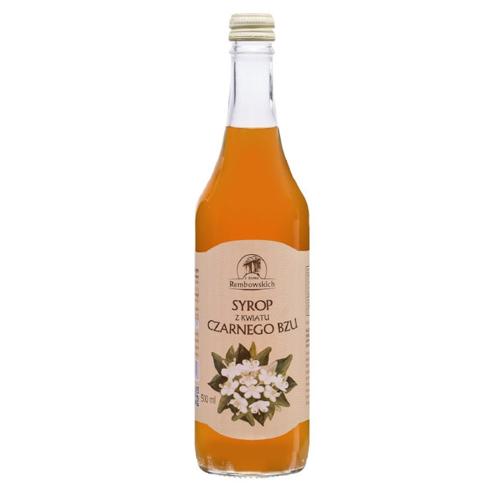 Syrop z Kwiatów Czarnego Bzu 500 ml - Rembowscy - Ekochatka