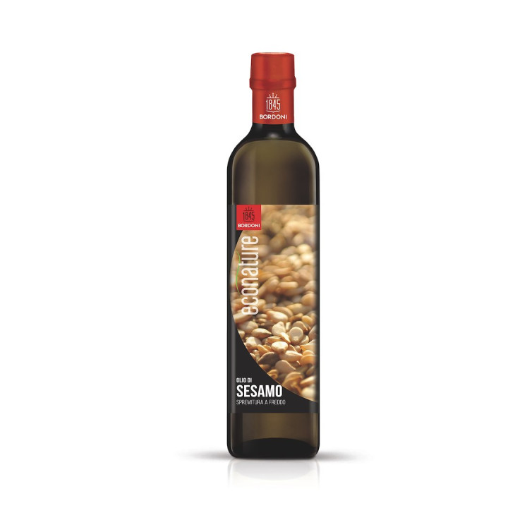 Olej Sezamowy Tloczony na Zimno BIO 500 ml - Bordoni - Ekochatka